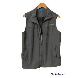 SPEXIAL Mens Sz. S Nylon Vest Gray Fishing, Hunting Vented